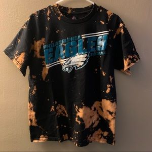 Philadelphia Eagles Bleach Dye Tee - Medium